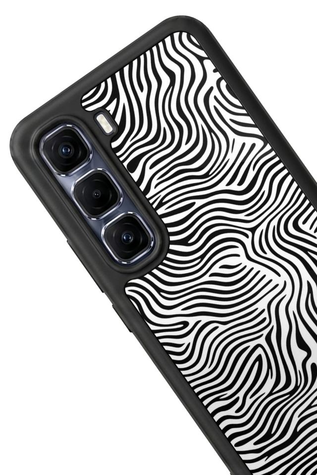 Infinix Hot 60 Pro Plus Uyumlu Çizgi Sanatı Tasarımlı Glossy Premium Kılıf