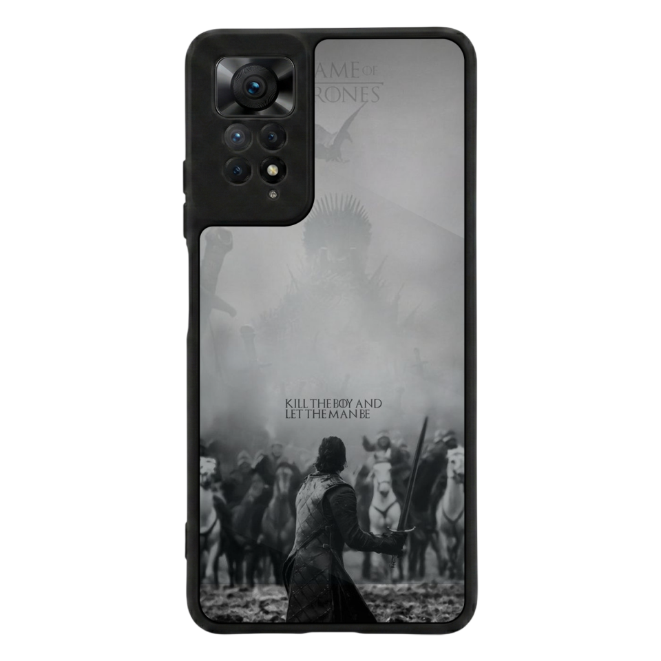 Xiaomi Redmi Note 11 Pro Uyumlu GameOfThrones Tasarımlı Glossy Premium Kılıf