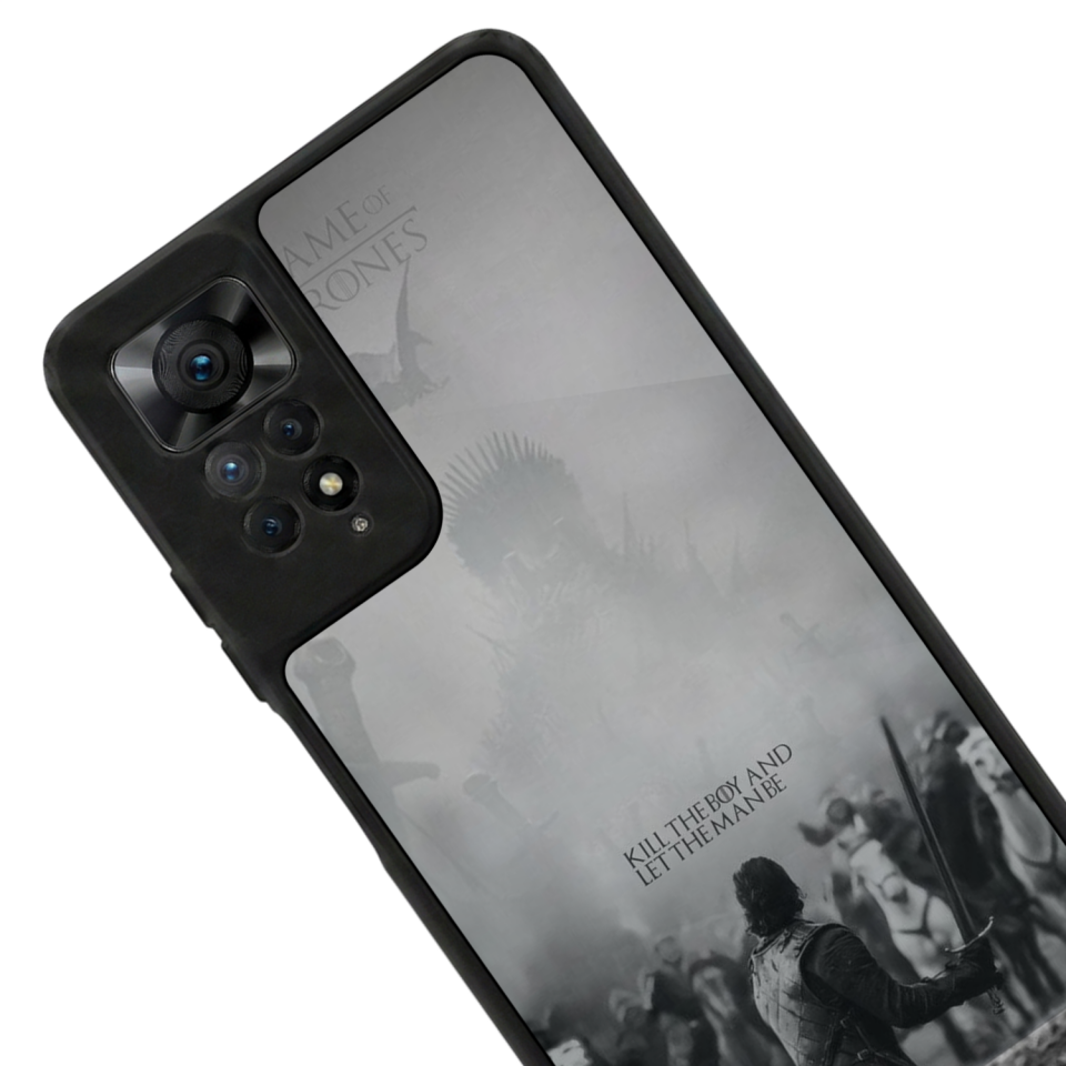 Xiaomi Redmi Note 11 Pro Uyumlu GameOfThrones Tasarımlı Glossy Premium Kılıf