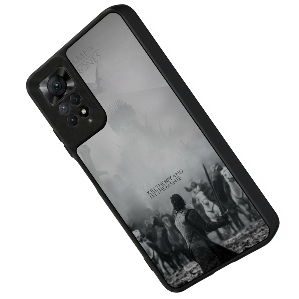 Xiaomi Redmi Note 11 Pro Uyumlu GameOfThrones Tasarımlı Glossy Premium Kılıf