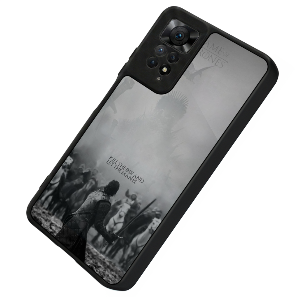 Xiaomi Redmi Note 11 Pro Uyumlu GameOfThrones Tasarımlı Glossy Premium Kılıf