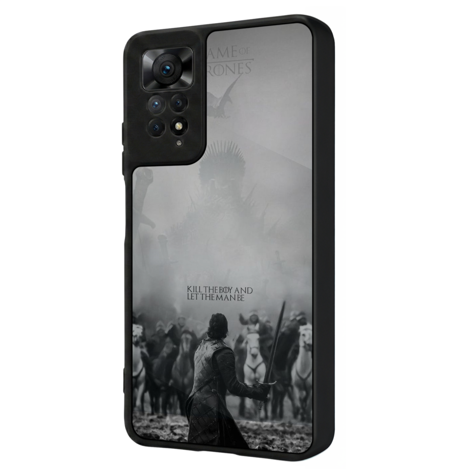 Xiaomi Redmi Note 11 Pro Uyumlu GameOfThrones Tasarımlı Glossy Premium Kılıf