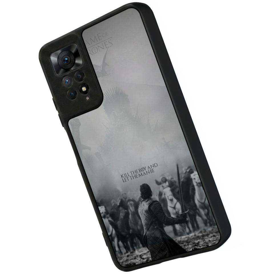 Xiaomi Redmi Note 11 Pro Uyumlu GameOfThrones Tasarımlı Glossy Premium Kılıf