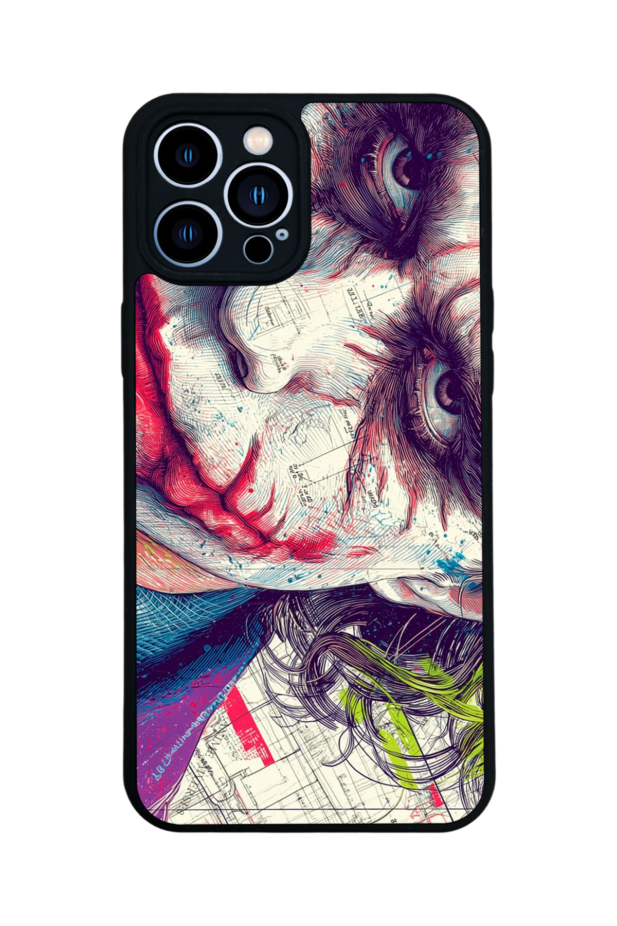 iPhone 13 Pro Max Uyumlu Joker Tasarımlı Glossy Premium Kılıf