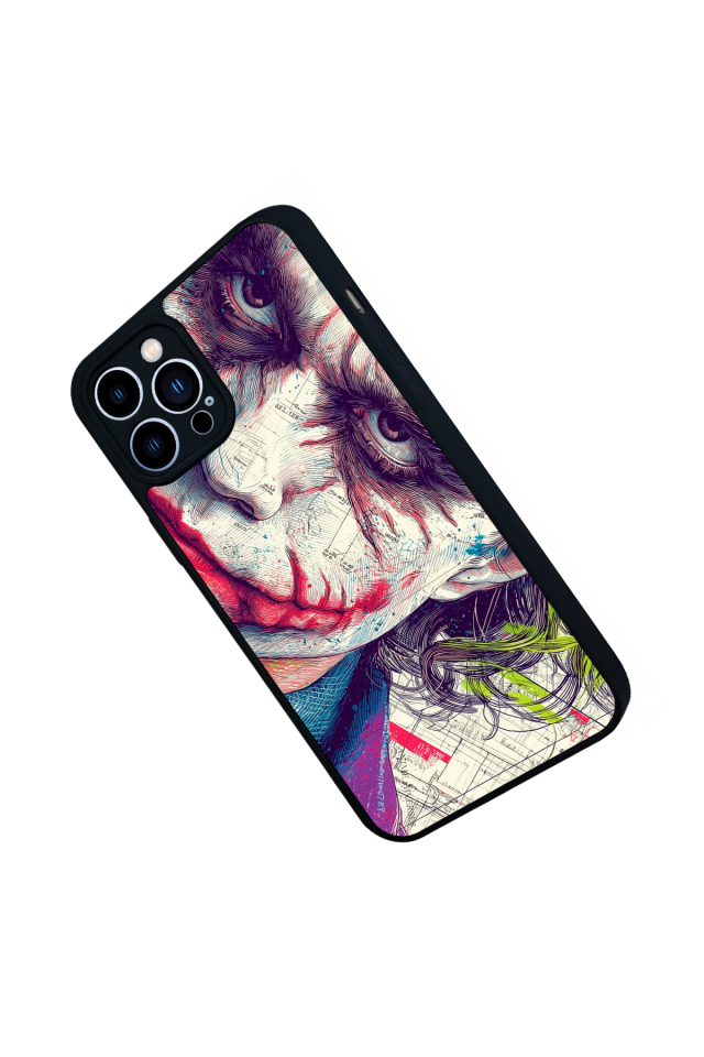 iPhone 13 Pro Max Uyumlu Joker Tasarımlı Glossy Premium Kılıf