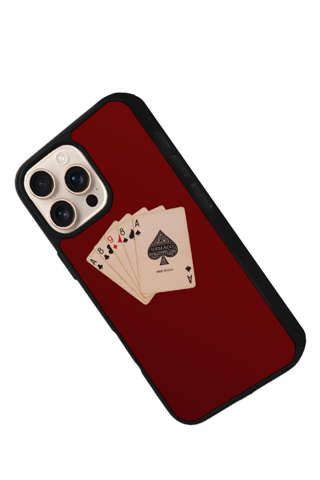 iPhone 14 Pro Uyumlu Kart Tasarımlı Glossy Premium Kılıf