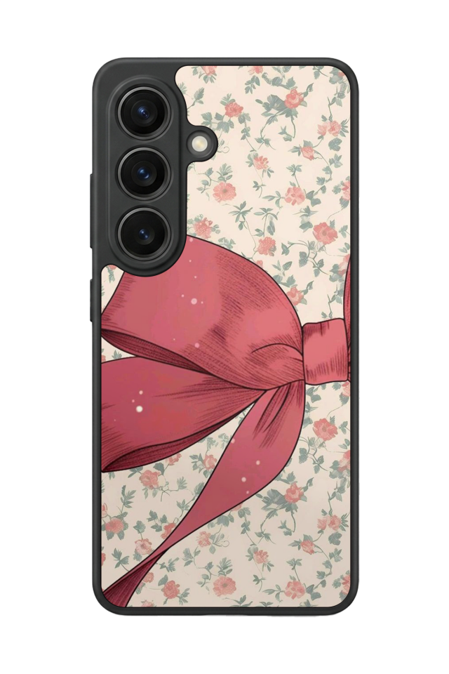 Samsung Galaxy S26 Uyumlu Kurdele Tasarımlı Glossy Premium Kılıf