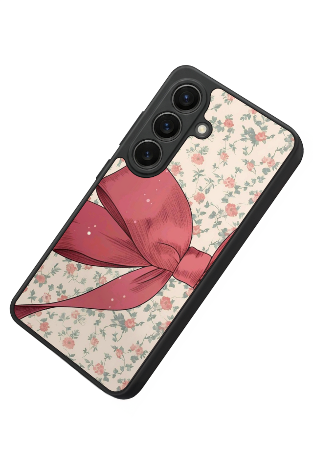 Samsung Galaxy S26 Uyumlu Kurdele Tasarımlı Glossy Premium Kılıf