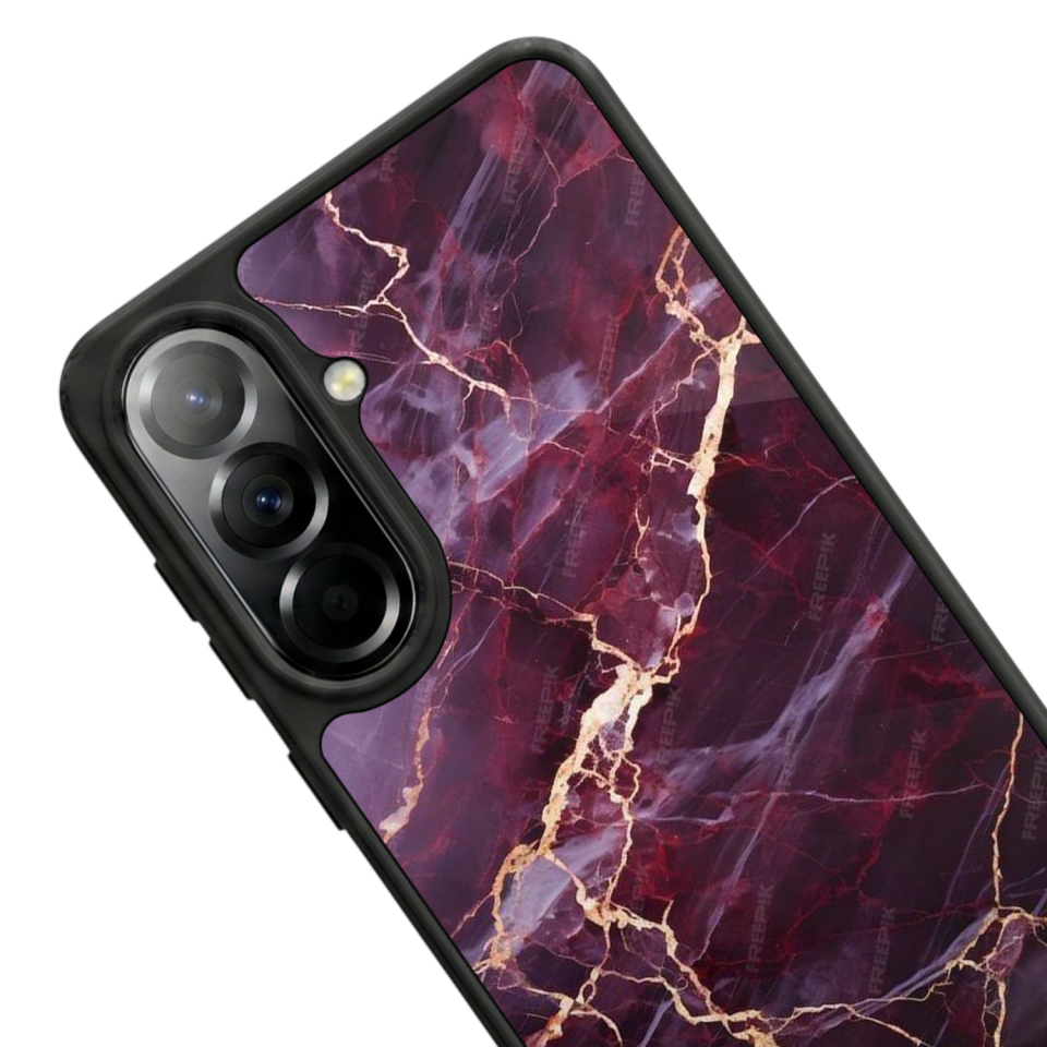 Samsung Galaxy A57 Uyumlu Mermer Marble Tasarımlı Glossy Premium Kılıf