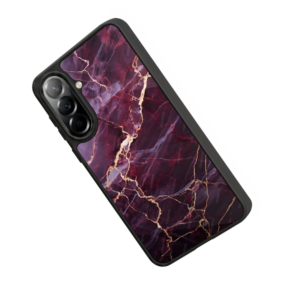 Samsung Galaxy A57 Uyumlu Mermer Marble Tasarımlı Glossy Premium Kılıf