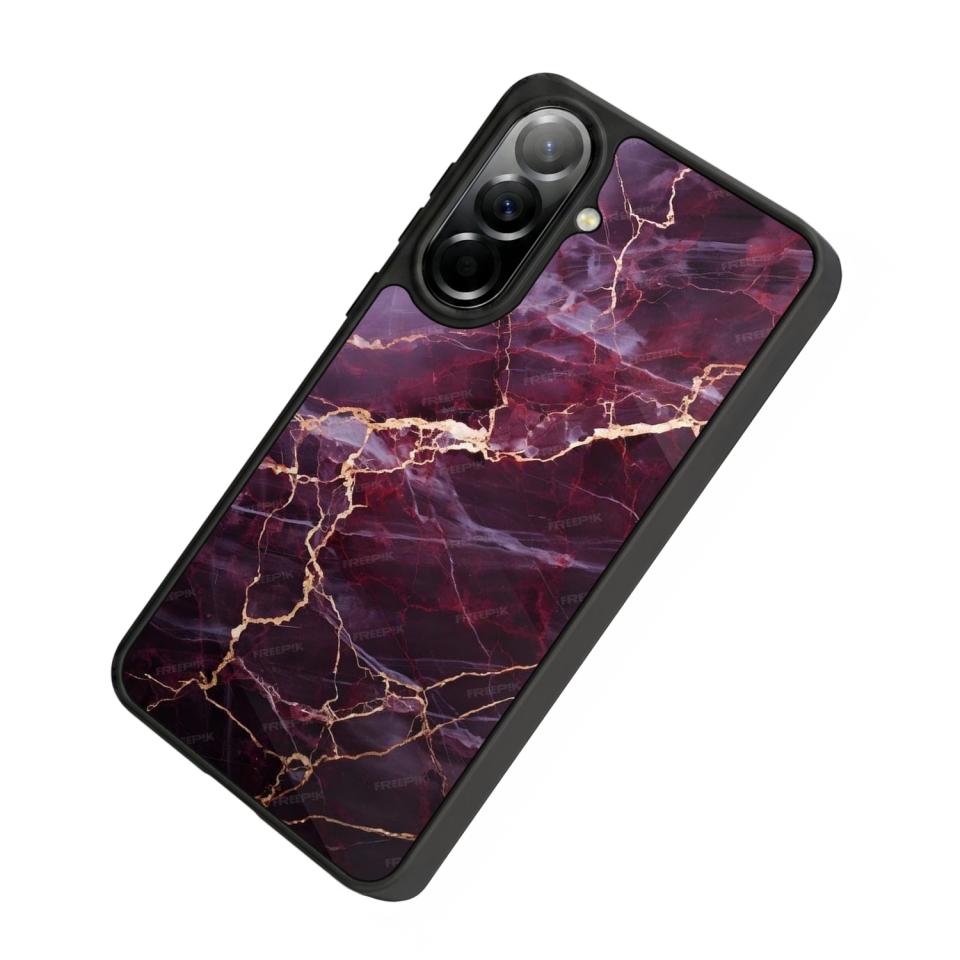 Samsung Galaxy A57 Uyumlu Mermer Marble Tasarımlı Glossy Premium Kılıf