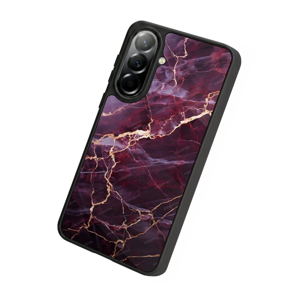 Samsung Galaxy A57 Uyumlu Mermer Marble Tasarımlı Glossy Premium Kılıf