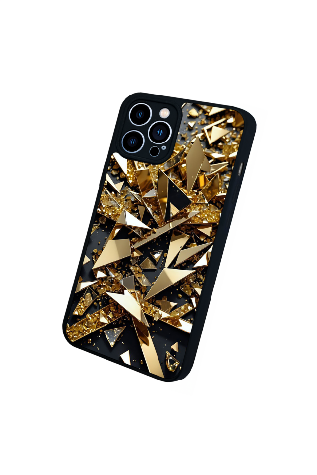 iPhone 12 Pro Max Uyumlu Mermer Marble Tasarımlı Glossy Premium Kılıf