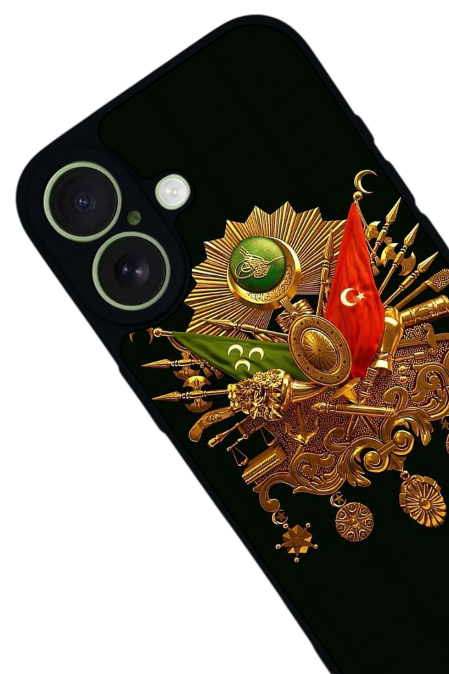 iPhone 17 Uyumlu Osmanli Tugrasi Tasarımlı Glossy Premium Kılıf