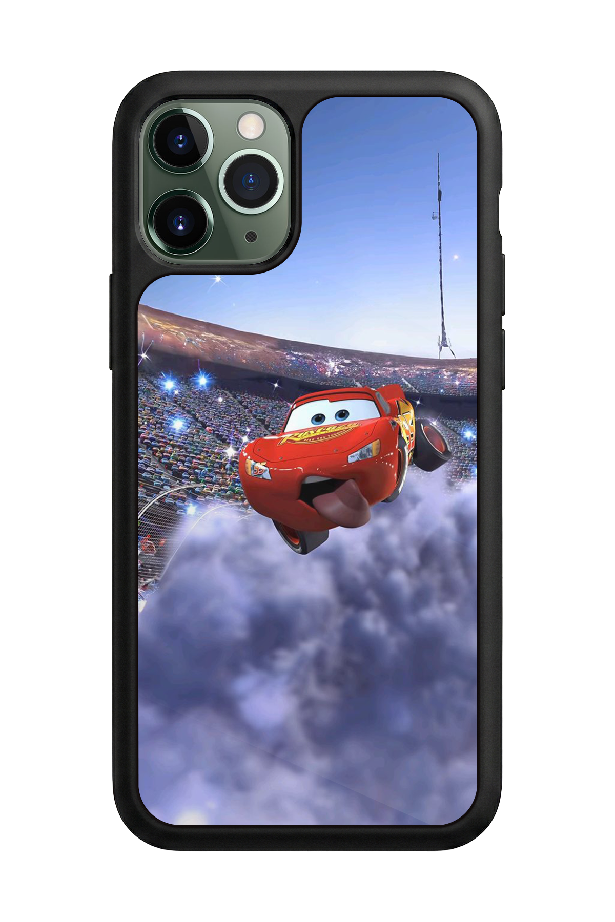 iPhone 11 Pro Max Uyumlu Şimsek McQueen Tasarımlı Glossy Premium Kılıf