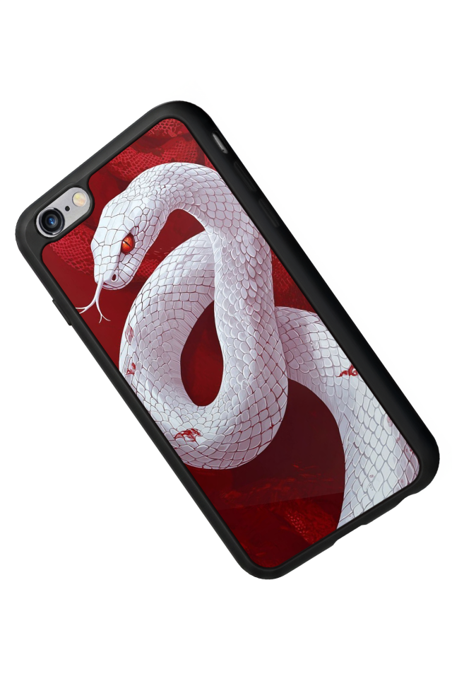 iPhone 6 Plus Uyumlu Yılan Tasarımlı Glossy Premium Kılıf
