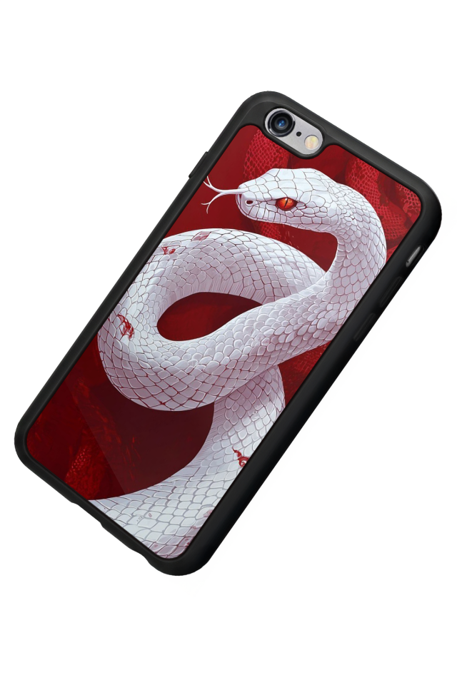 iPhone 6 Plus Uyumlu Yılan Tasarımlı Glossy Premium Kılıf