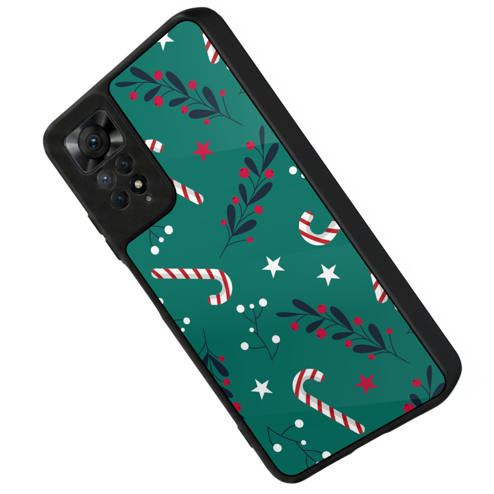 Xiaomi Redmi Note 12 Pro Uyumlu Yilbasi Christmas Tasarımlı Glossy Premium Kılıf