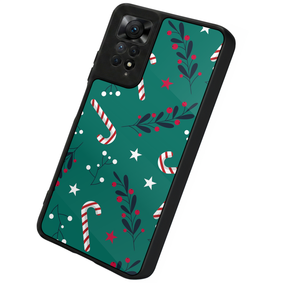 Xiaomi Redmi Note 12 Pro Uyumlu Yilbasi Christmas Tasarımlı Glossy Premium Kılıf