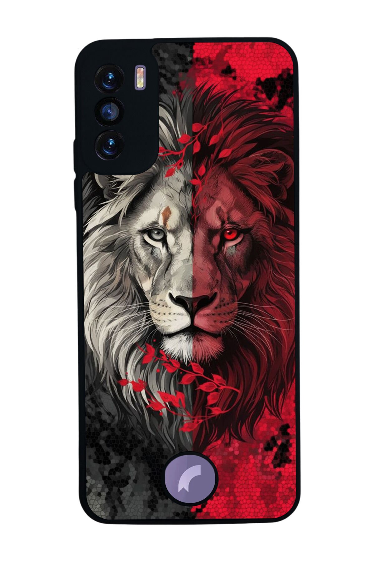 Reeder S19 Max Pro S Uyumlu Aslan Tasarımlı Glossy Premium Kılıf