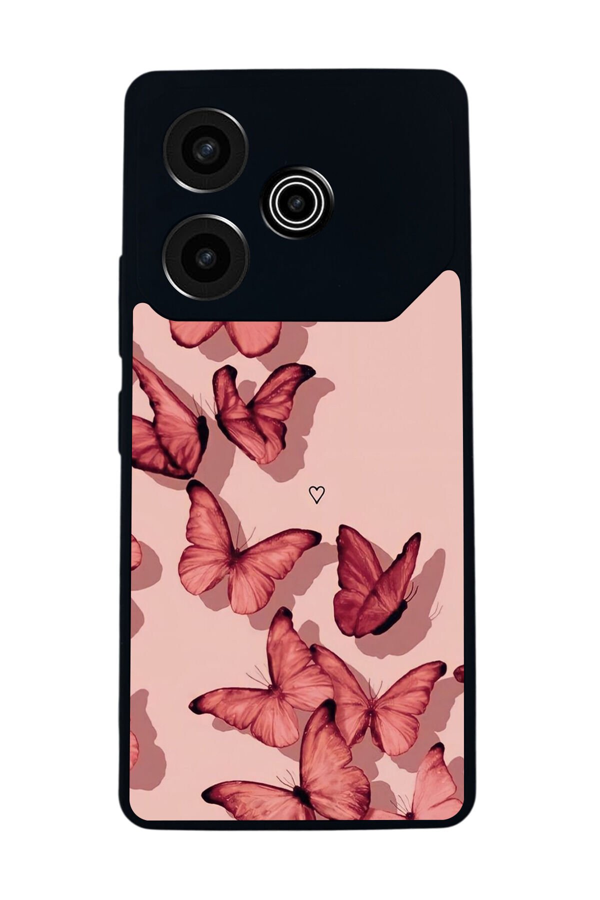 Tecno Pova 6 Uyumlu Kelebek Tasarımlı Glossy Premium Kılıf
