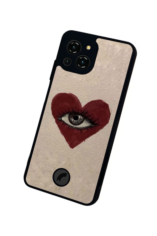 Reeder S23 Pro Max Uyumlu Kalp Love Tasarımlı Glossy Premium Kılıf
