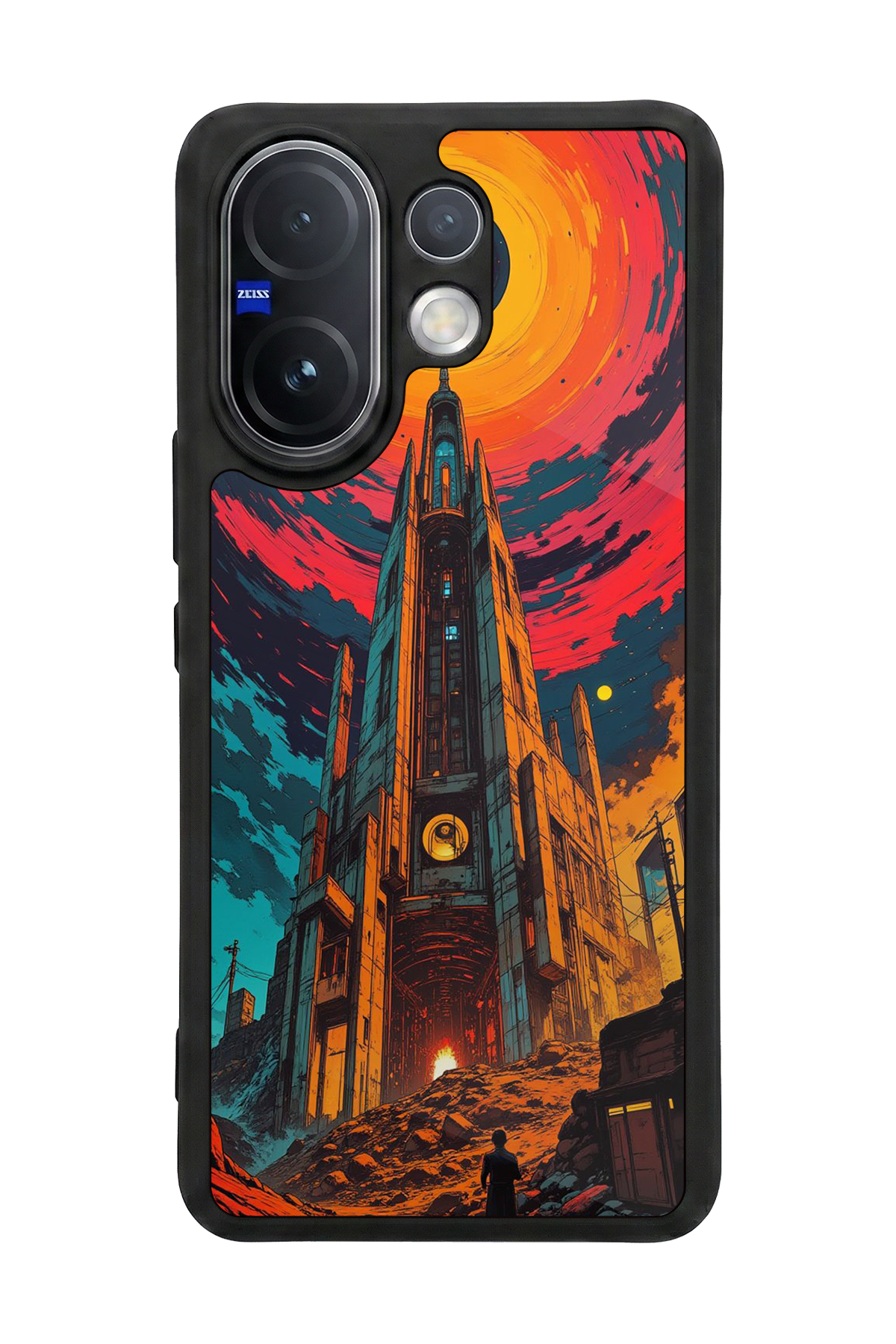 Vivo V60 Uyumlu Abstract Tasarımlı Glossy Premium Kılıf