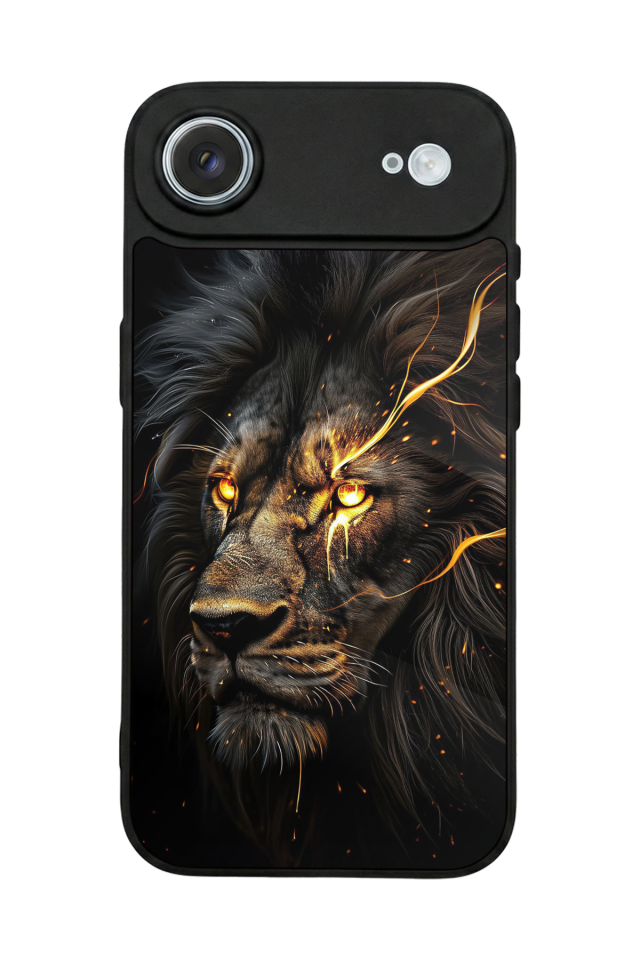iPhone 17 Air Uyumlu Aslan Tasarımlı Glossy Premium Kılıf