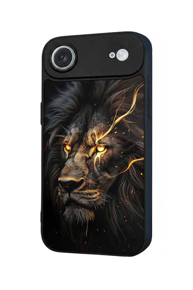 iPhone 17 Air Uyumlu Aslan Tasarımlı Glossy Premium Kılıf