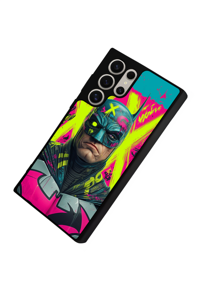 Samsung Galaxy S22 Ultra Uyumlu Batman Tasarımlı Glossy Premium Kılıf