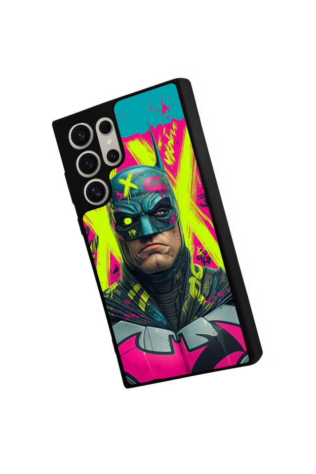 Samsung Galaxy S22 Ultra Uyumlu Batman Tasarımlı Glossy Premium Kılıf