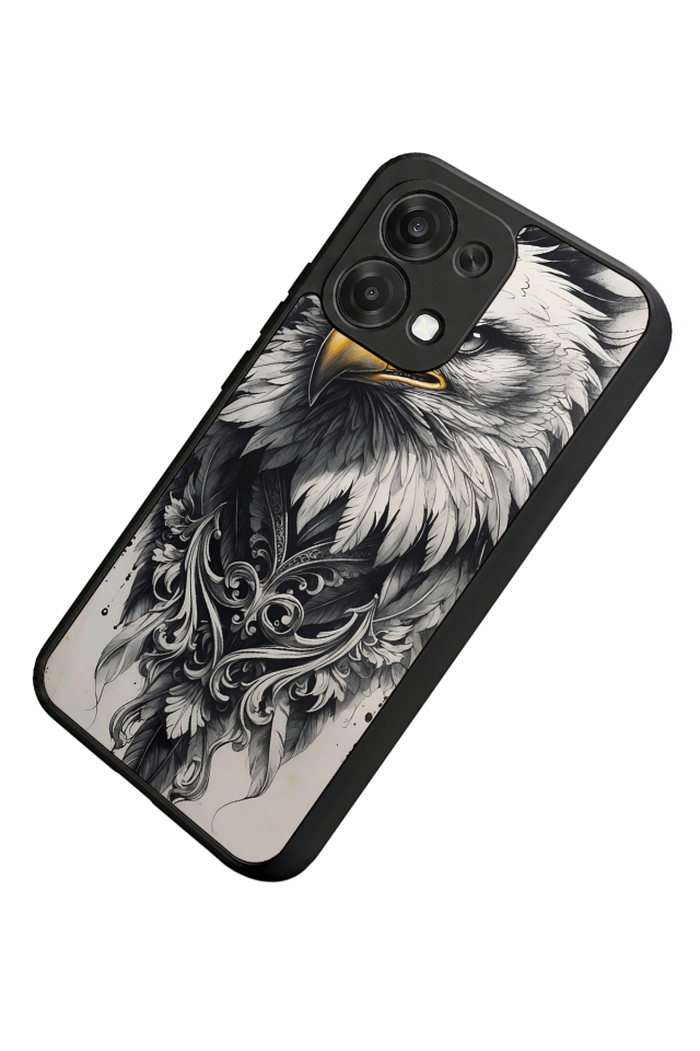 Oppo A6 Pro Uyumlu Besiktas Tasarımlı Glossy Premium Kılıf