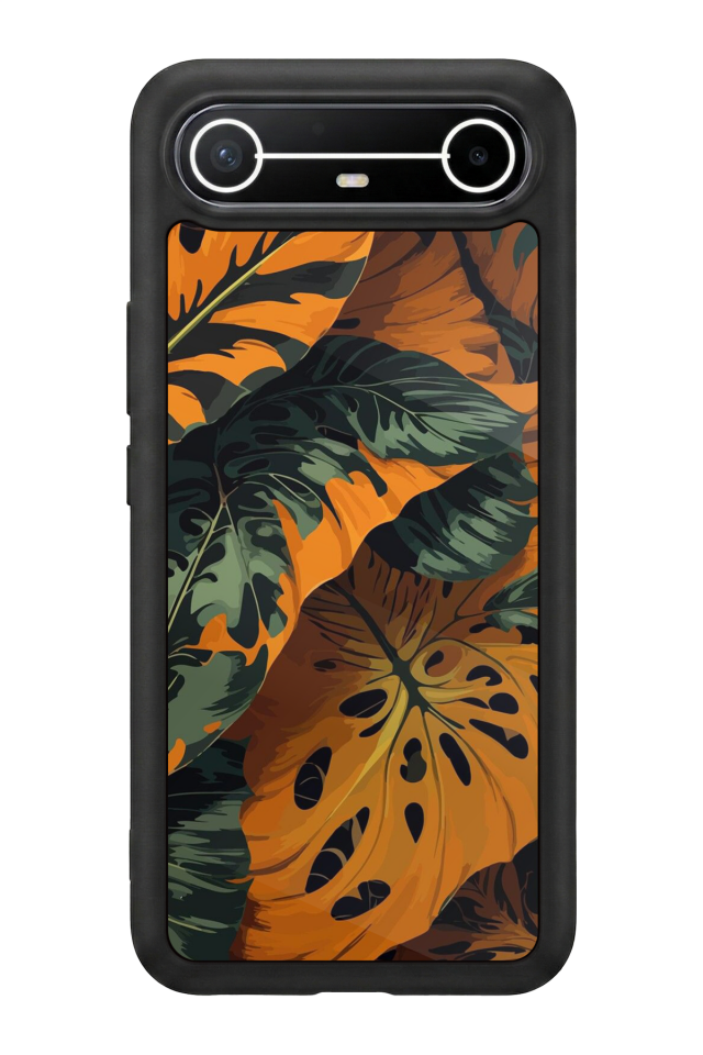 Tecno Spark Slim 5G Uyumlu Botanik Tasarımlı Glossy Premium Kılıf