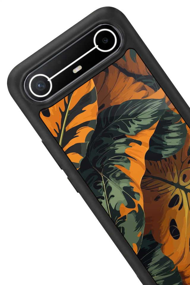 Tecno Spark Slim 5G Uyumlu Botanik Tasarımlı Glossy Premium Kılıf