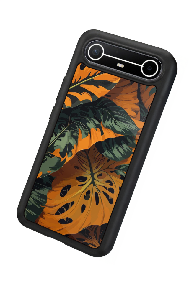 Tecno Spark Slim 5G Uyumlu Botanik Tasarımlı Glossy Premium Kılıf