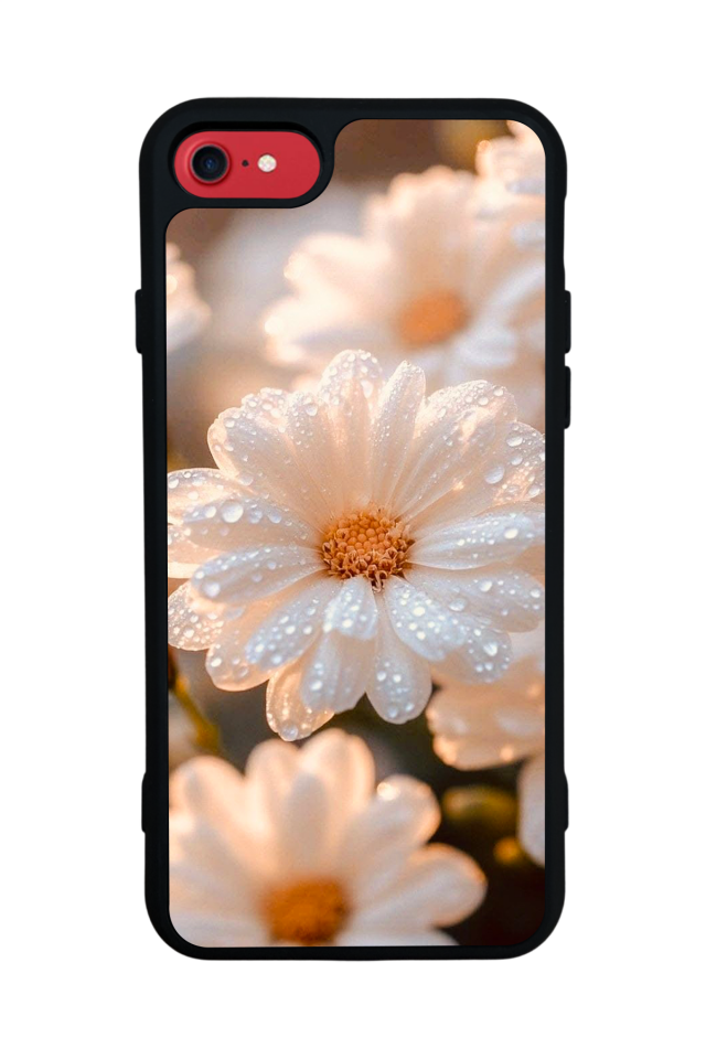 iPhone SE Uyumlu Cicek Tasarımlı Glossy Premium Kılıf
