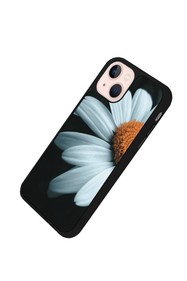 iPhone 15 Uyumlu Cicek Tasarımlı Glossy Premium Kılıf