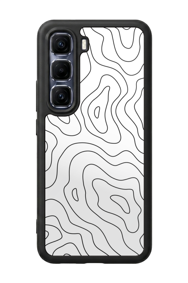 Infinix Hot 60 Pro Plus Uyumlu Çizgi Sanatı Tasarımlı Glossy Premium Kılıf