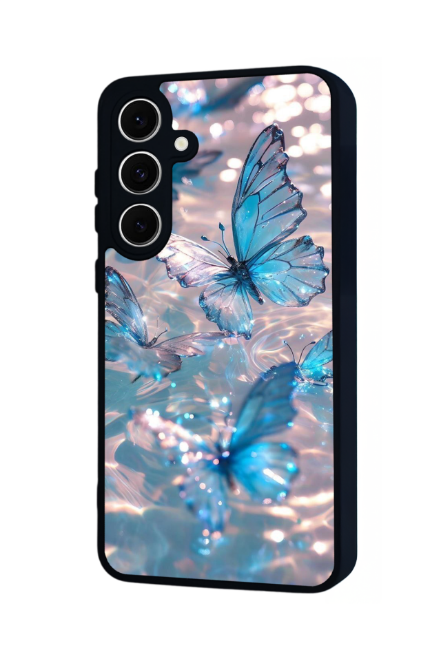 Samsung Galaxy A16 Uyumlu Kelebek Tasarımlı Glossy Premium Kılıf
