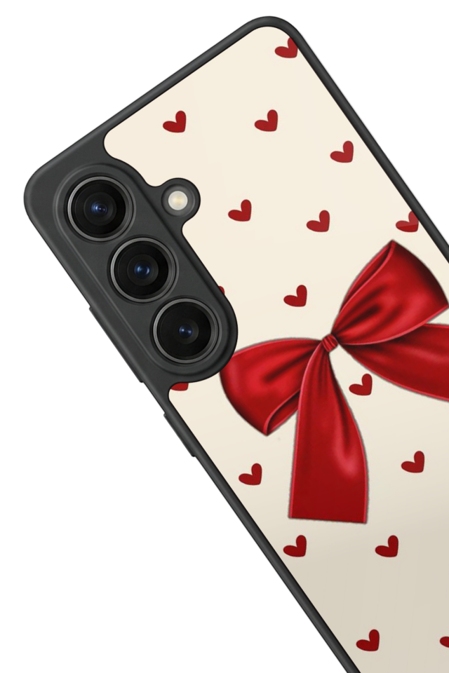 Samsung Galaxy S26 Uyumlu Kurdele Tasarımlı Glossy Premium Kılıf