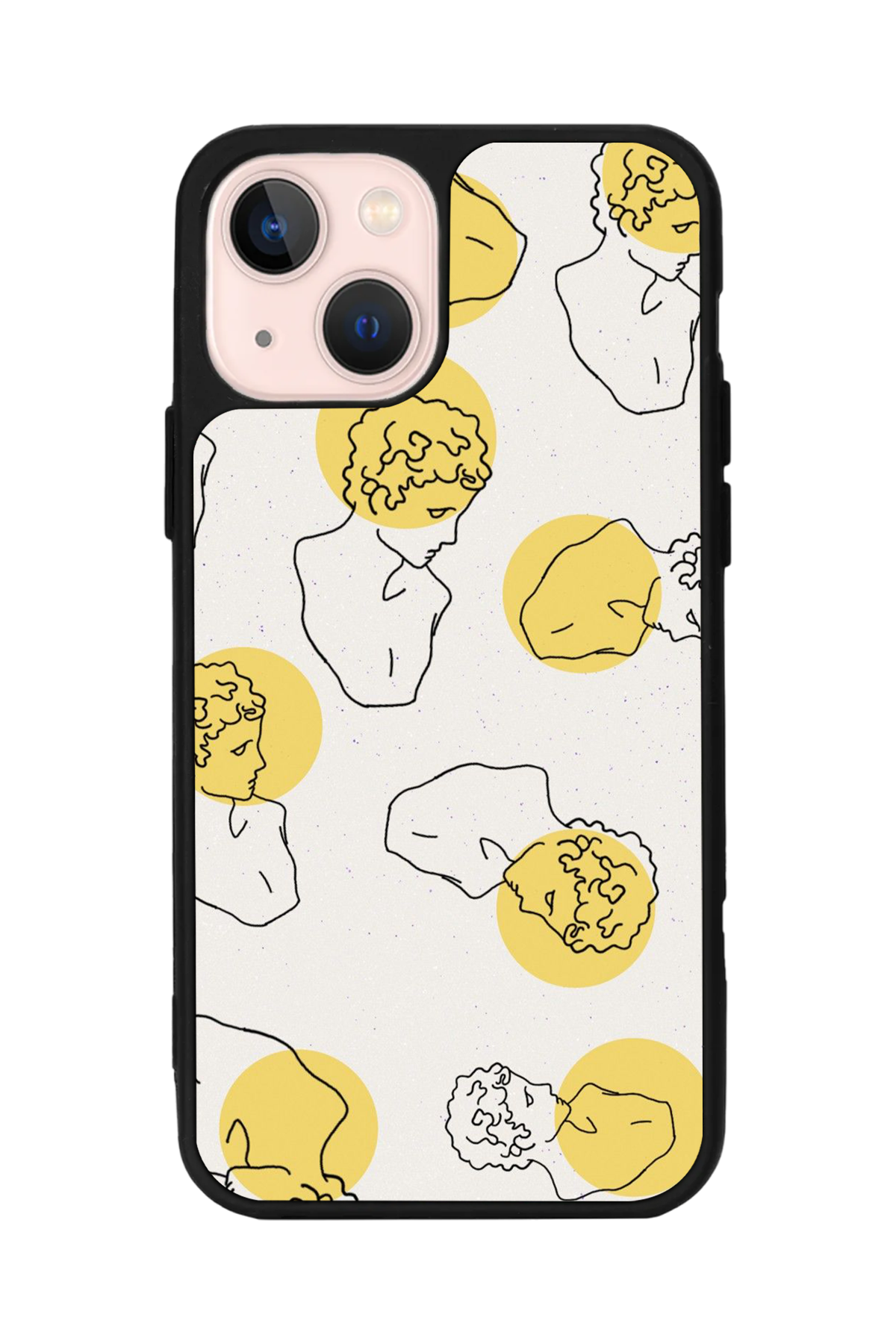iPhone 15 Plus Uyumlu Line Art Tasarımlı Glossy Premium Kılıf