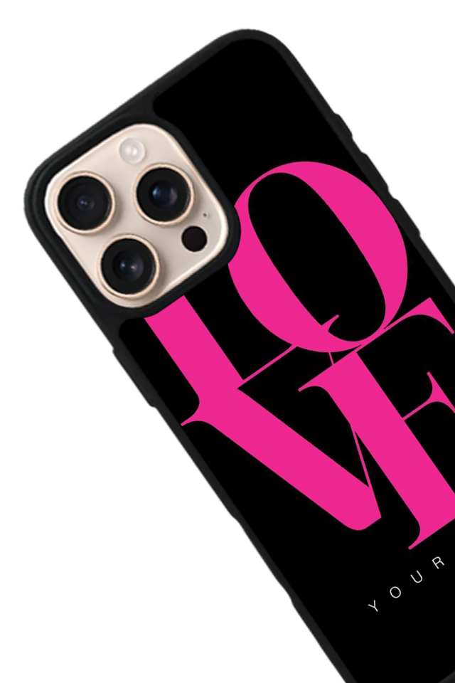 iPhone 15 Pro Max Uyumlu Love Tasarımlı Glossy Premium Kılıf