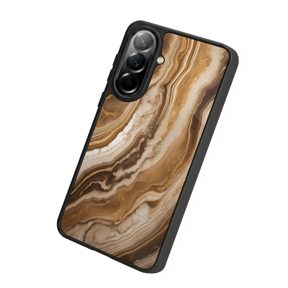 Samsung Galaxy A57 Uyumlu Mermer Marble Tasarımlı Glossy Premium Kılıf