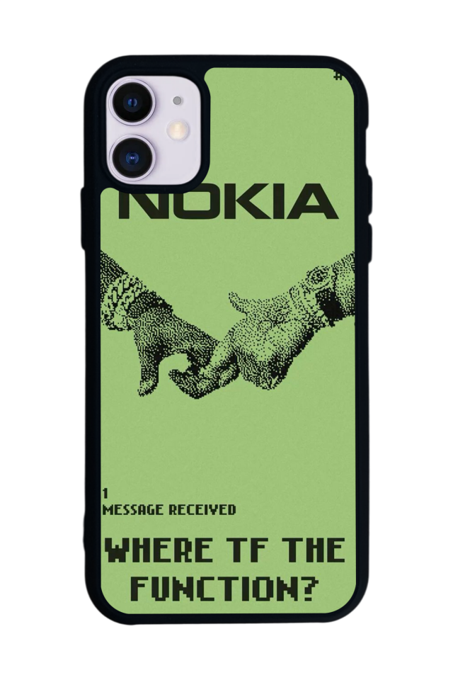 iPhone 11 Uyumlu Nokia Tasarımlı Glossy Premium Kılıf
