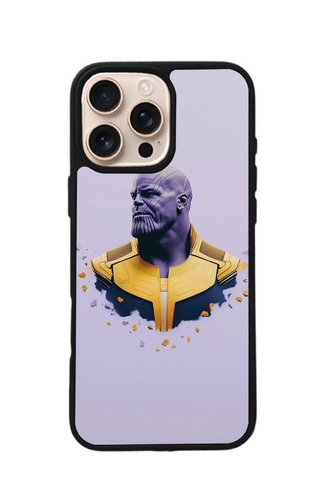 iPhone 16 Pro Max Uyumlu Thanos Tasarımlı Glossy Premium Kılıf