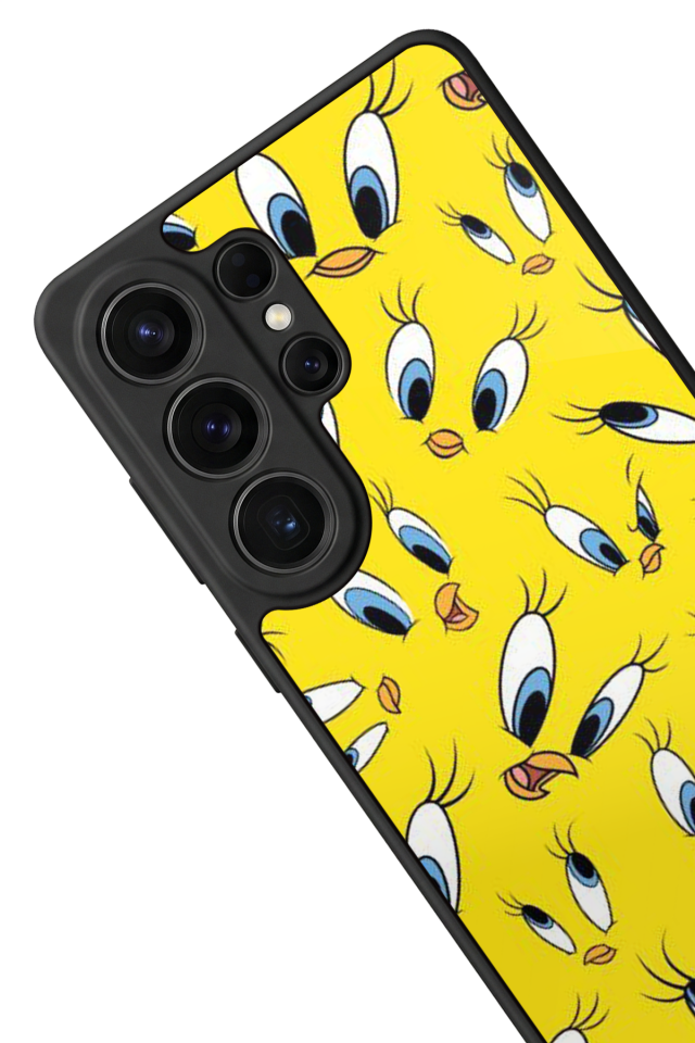 Samsung Galaxy S26 Ultra Uyumlu Tweety Tasarımlı Glossy Premium Kılıf