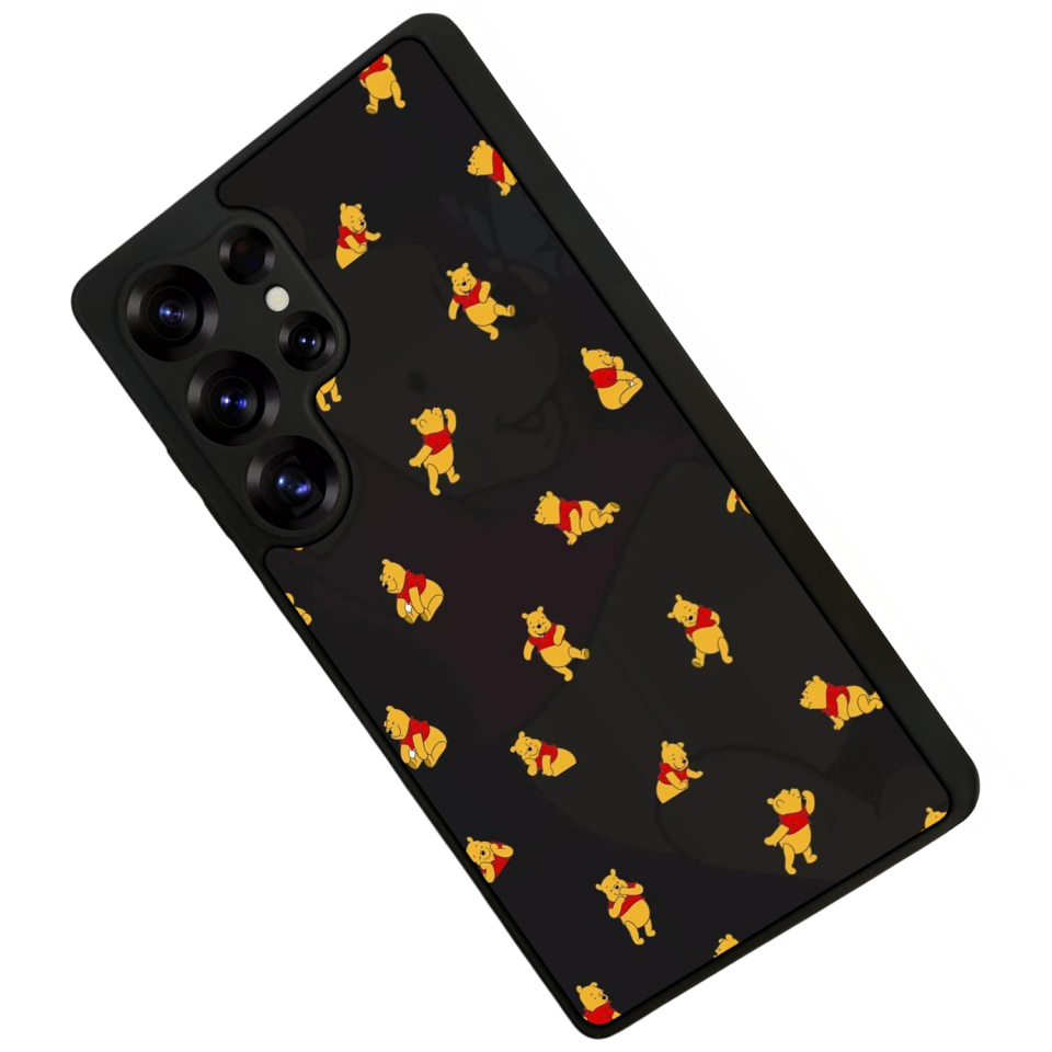 Samsung Galaxy S25 Ultra Uyumlu Winnie Tasarımlı Glossy Premium Kılıf