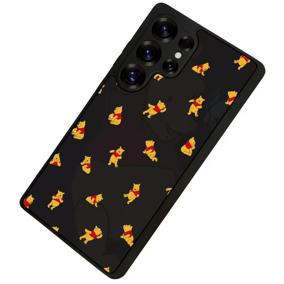 Samsung Galaxy S25 Ultra Uyumlu Winnie Tasarımlı Glossy Premium Kılıf