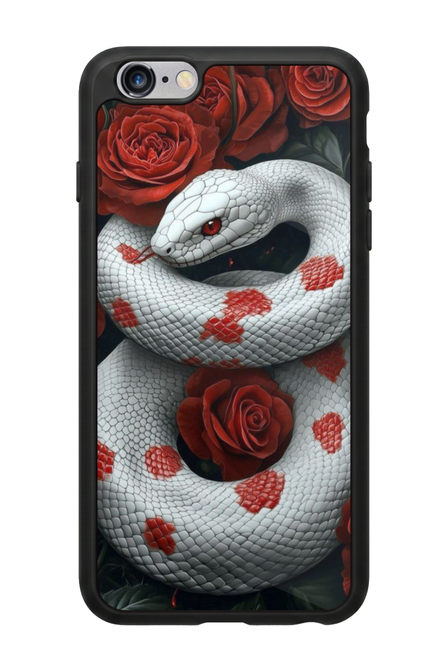 iPhone 6 Plus Uyumlu Yılan Tasarımlı Glossy Premium Kılıf