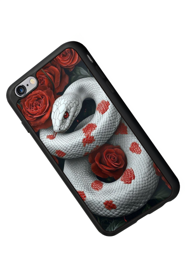 iPhone 6 Plus Uyumlu Yılan Tasarımlı Glossy Premium Kılıf